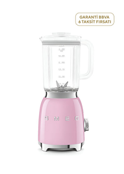 50's Style Retro Pembe Smoothie Blender