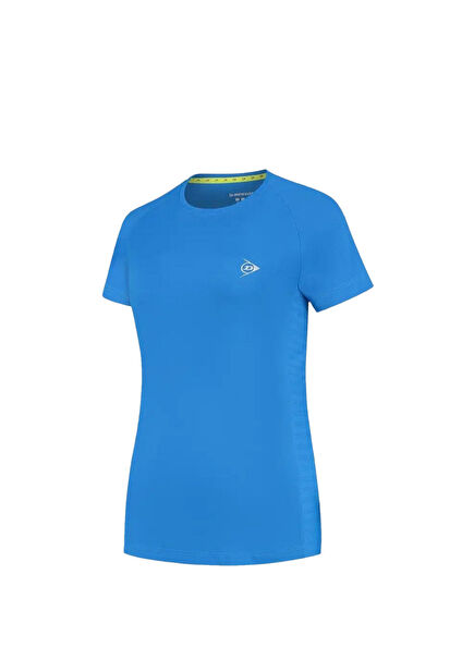 D AP Club Mavi Kısa Kollu Kadın Tenis T-shirt