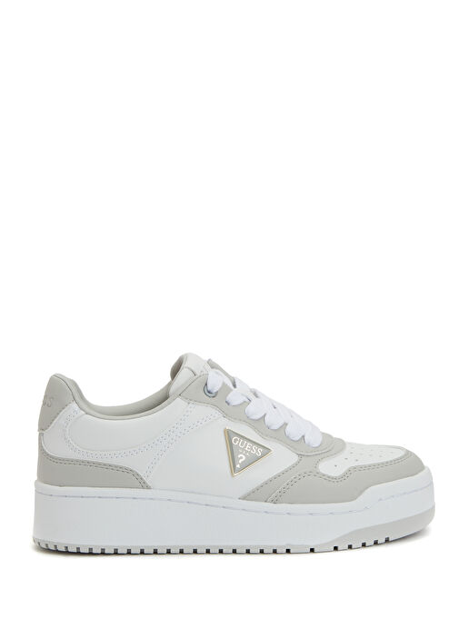 Beyaz Yeşil Kadın Sneaker - Görsel 2