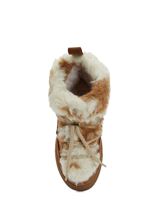 Taba Beyaz Kadın Kar Botu - Görsel 5