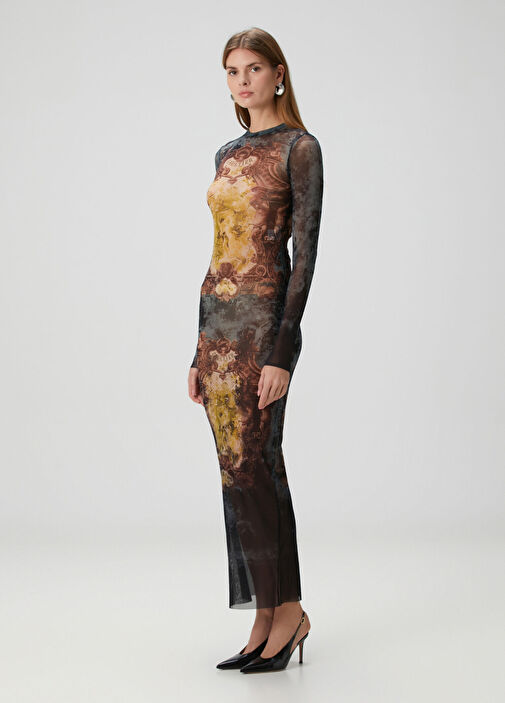 Jean Paul Gaultier - Grey Green Midi Dress