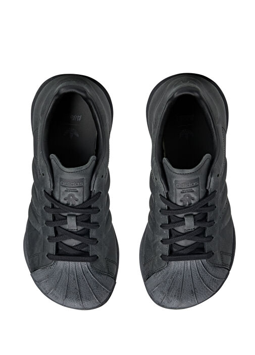 x Avavav Superstar Siyah Erkek Deri Sneaker - Görsel 4