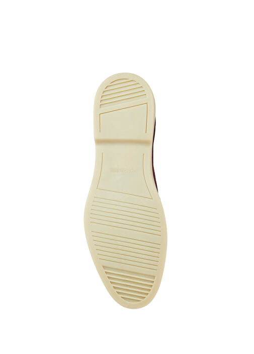 Bordo Kadın Süet Loafer - Görsel 6