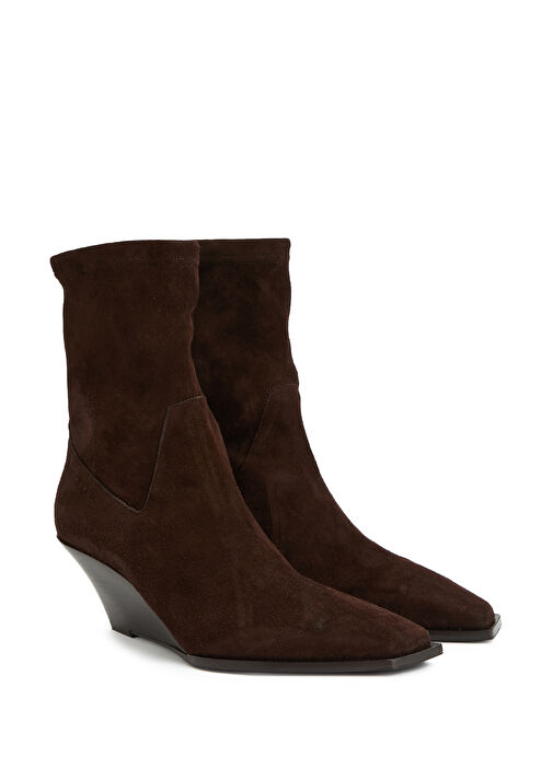 Hadley Koyu Kahverengi Kadın Süet Bot - Görsel 3