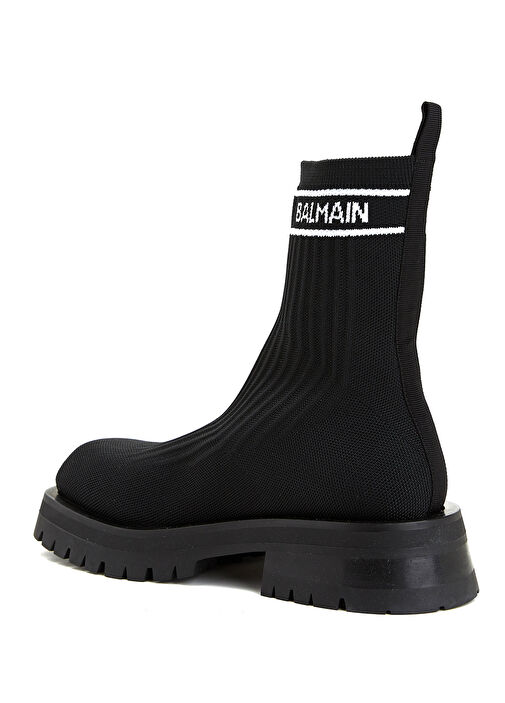 Siyah Çorap Formlu Kadın Bot - Görsel 4