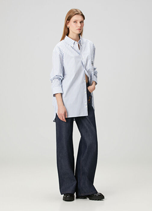 Marc Jacobs x A.P.C. - Blue And White Striped Shirt