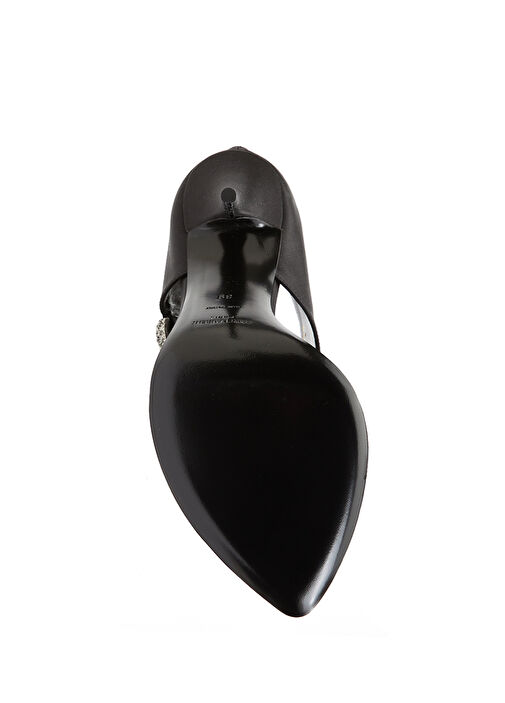 Sean Siyah Kadın İpek Sandalet - Görsel 6