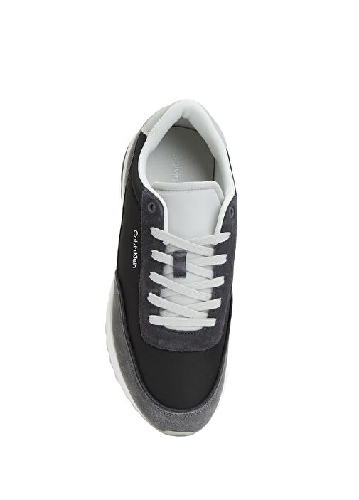 Gri Logolu Erkek Sneaker - Görsel 5