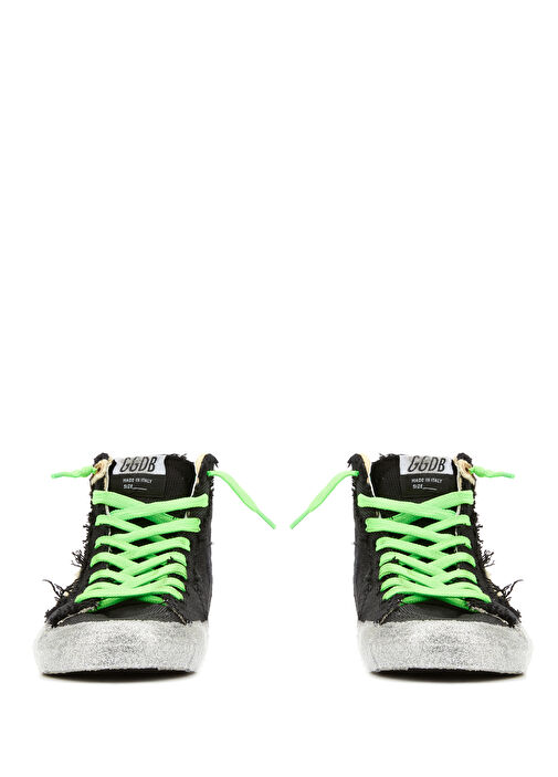 Slide Siyah Leopar Desenli Kadın Sneaker - Görsel 4