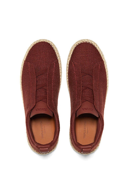Triple Stitch Bordo Erkek Sneaker - Görsel 5
