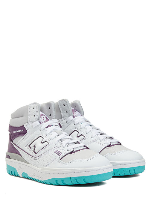 650 Beyaz Erkek Deri Sneaker - Görsel 3