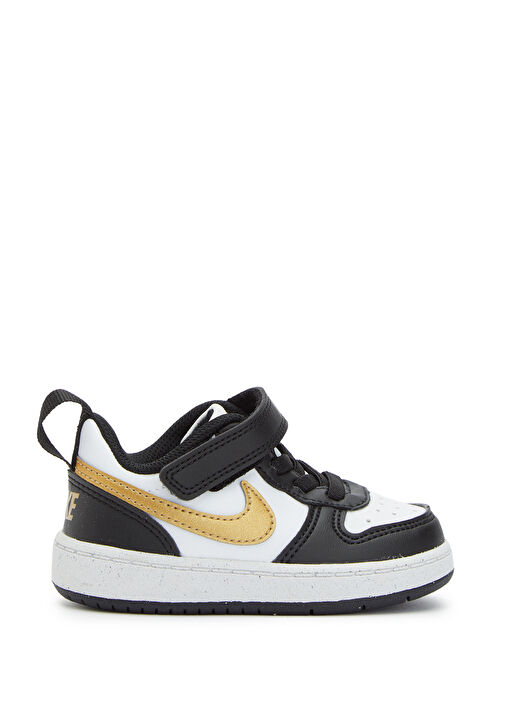 Court Borough Siyah Beyaz Çocuk Sneaker - Görsel 2