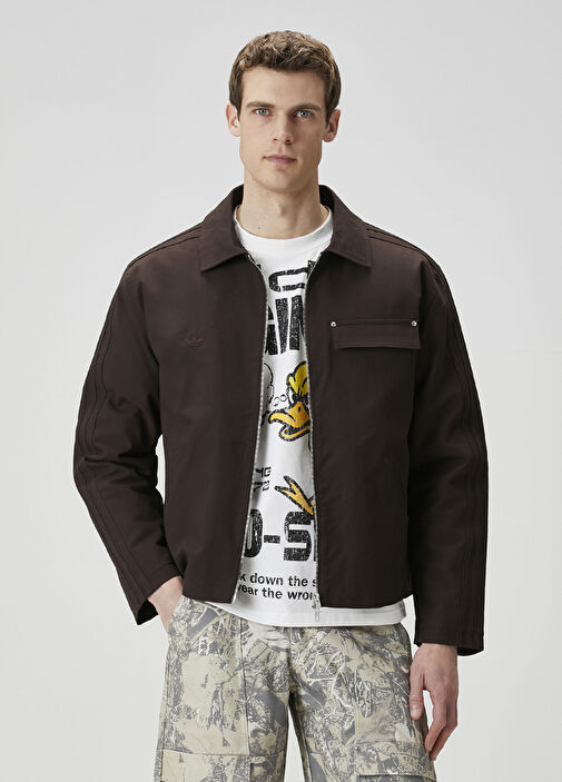 Adidas Koyu Kahverengi Erkek Workwear Koyu Kahverengi Ceket Adidas Koyu Kahverengi Erkek Workwear Koyu Kahverengi Ceket