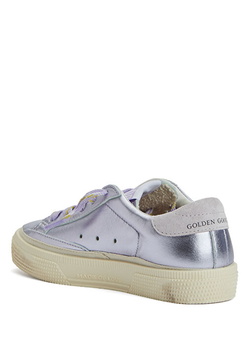 May Lila Unisex Çocuk Deri Sneaker - Görsel 4