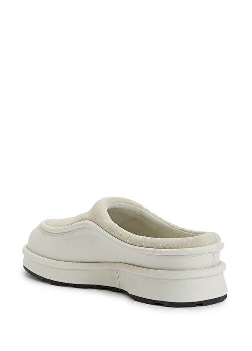 Kırık Beyaz Erkek Deri Terlik - Görsel 4