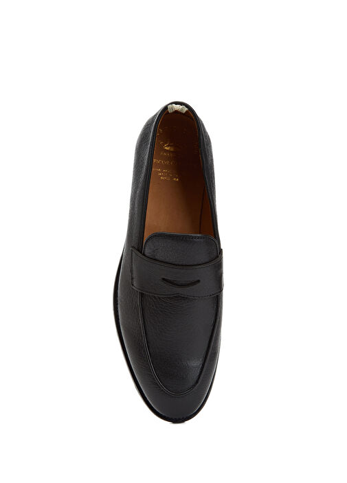 Siyah Erkek Deri Loafer - Görsel 5