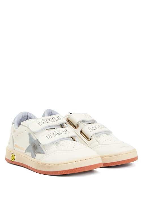 Ball Star Mavi Unisex Çocuk Deri Sneaker - Görsel 3