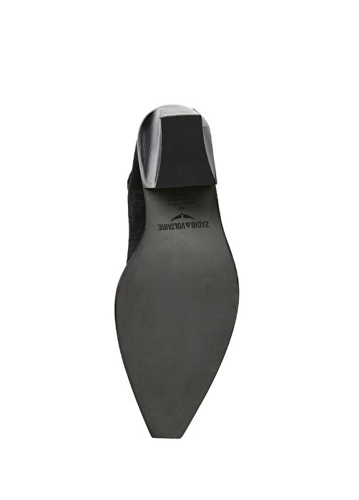 Siyah Kadın Deri Çizme - Görsel 6