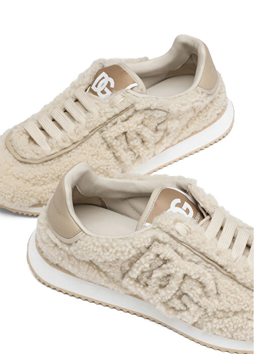 Aria Krem Kadın Deri Sneaker - Görsel 5