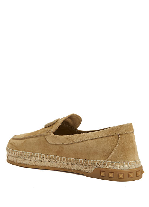 Leisure Flows Bej Erkek Deri Espadril - Görsel 5