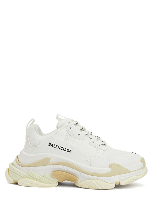 Triple S Beyaz Kadın Sneaker - Görsel 2