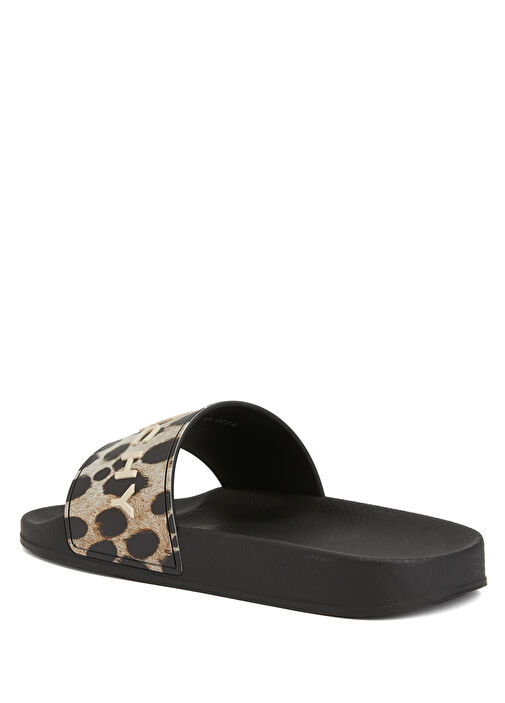 Leopar Desenli Kadın Terlik - Görsel 4