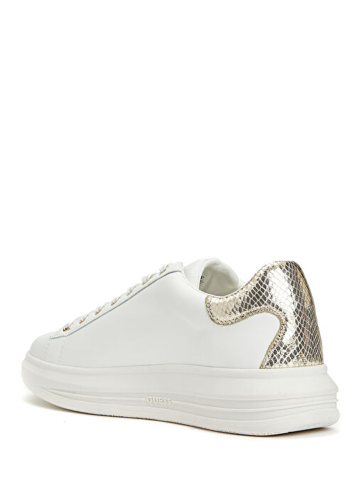 Vibo Beyaz Gold Kadın Sneaker - Görsel 4