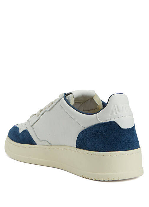 Medalist Lacivert Beyaz Erkek Deri Sneaker - Görsel 4