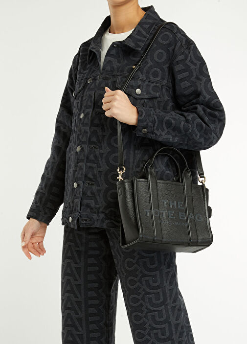 Marc Jacobs Siyah Kadın The Small Tote Siyah Kadın Deri Çanta