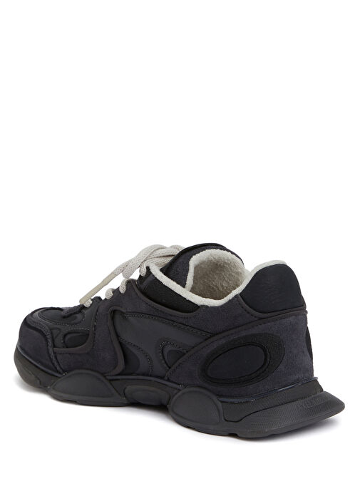 Eris Siyah Kadın Süet Sneaker - Görsel 4