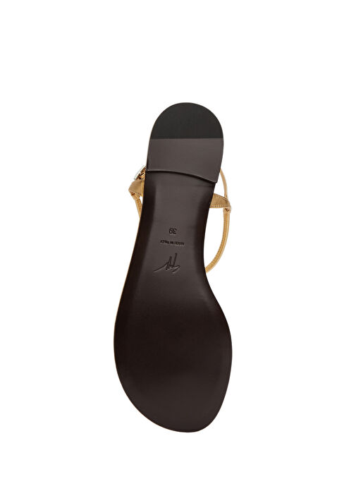 Gold Kadın Deri Sandalet - Görsel 6