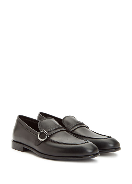 Siyah Erkek Deri Loafer - Görsel 3