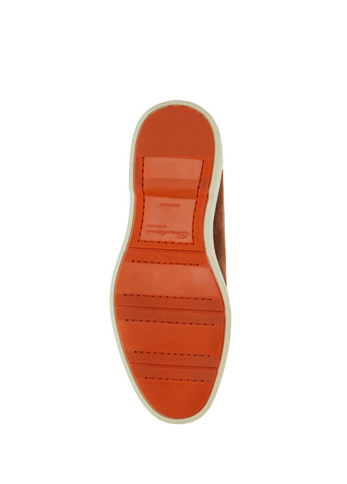 Santoni Açık Kahverengi Santoni Süet Kadın Loafer