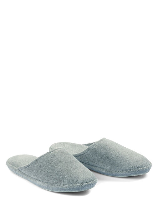 Olympia Mavi Unisex Havlu Terlik - Görsel 2