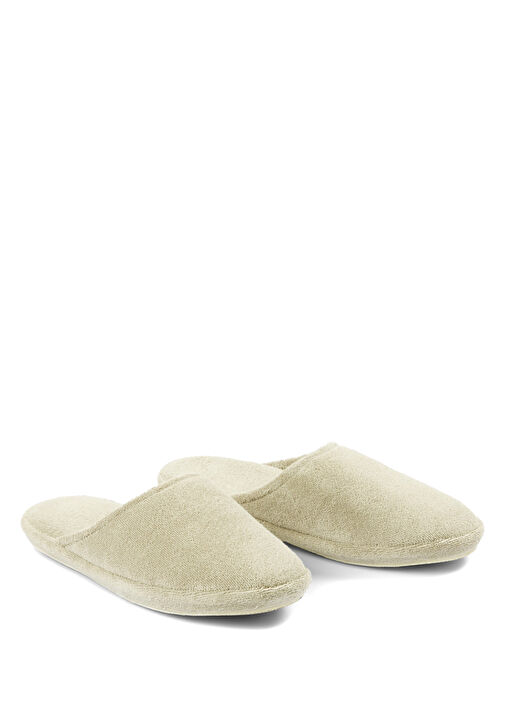 Olympia Krem Unisex Havlu Terlik - Görsel 2