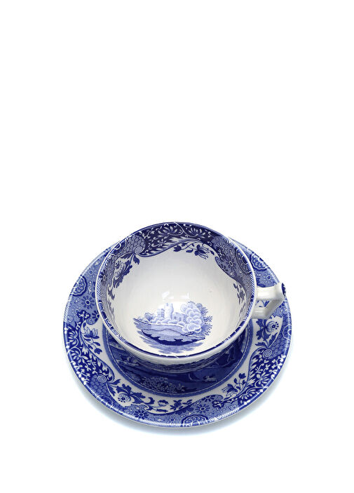 Blue Italian Porcelain Tea Cup