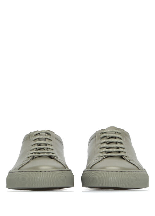 Original Achilles Gri Erkek Deri Sneaker - Görsel 4