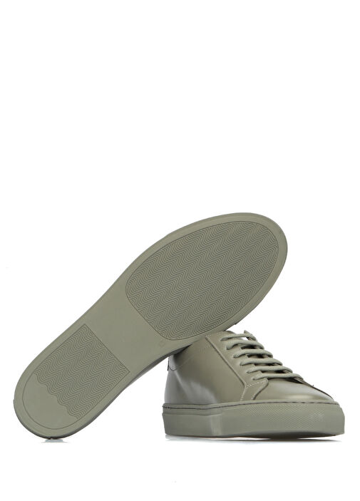 Original Achilles Gri Erkek Deri Sneaker - Görsel 7