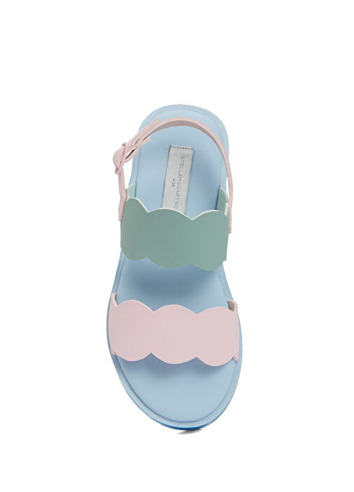 Çok Renkli Kız Çocuk Sandalet - Görsel 5