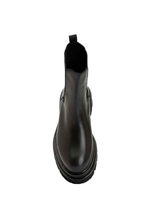 Siyah Kadın Deri Bot - Görsel 5