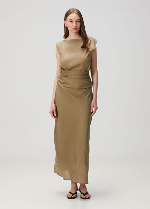 antonia maxi dress hunter green Antonia Dress – Maison Hotel