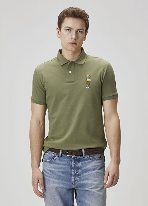 Polo Ralph Lauren - Haki Polo Yaka T-shirt - Haki