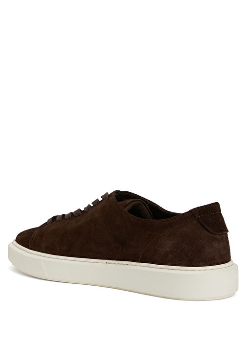 Kahverengi Erkek Deri Sneaker - Görsel 4