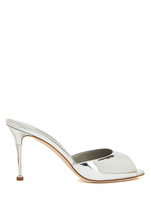 Astucla Silver Kadın Deri Terlik - Görsel 2