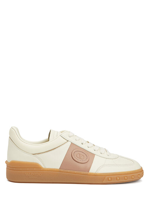 Upvillage Crosta Ekru Pembe Kadın Deri Sneaker - Görsel 2