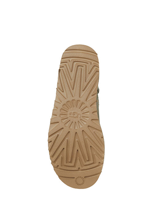 Classic Ultra Mini Haki Kadın Deri Bot - Görsel 6