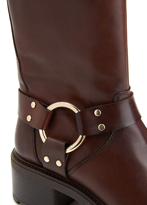 Divarese Divarese Kahverengi Kadın Deri Bot Beymen'de! Kahverengi - 8. görsel