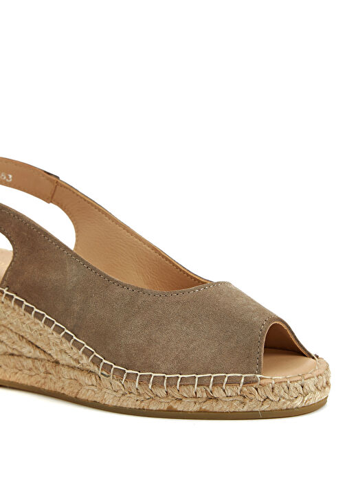 Vizon Kadın Süet Espadril - Görsel 13