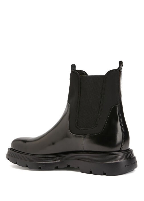 Siyah Erkek Deri Bot - Görsel 4