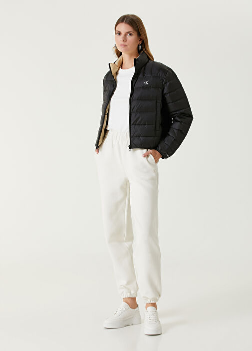 CK Jeans White Waffle Textured Tracksuit